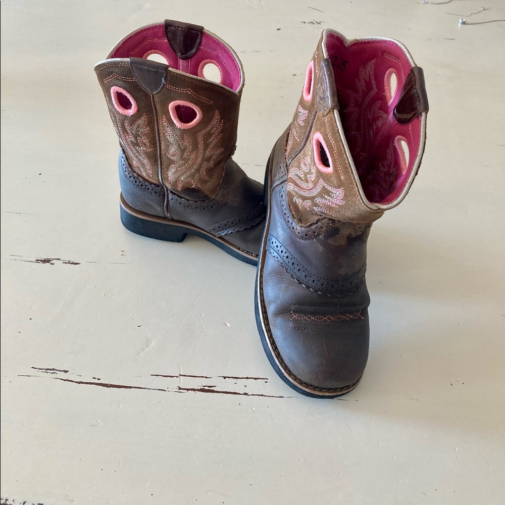 Ariat Fatbaby Cowgirl Western Boot - Kids’ Leather Country Boots